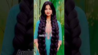 Long Hair Combing Arohi Hair Growth Oil