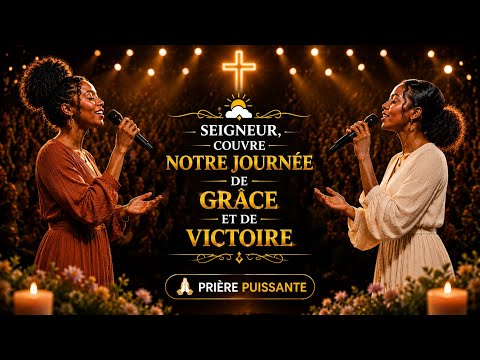 🙏 SEIGNEUR, COUVRE NOTRE JOURNÉE DE GRÂCE ET DE VICTOIRE | Prière Puissante du Matin