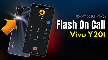 How To Enable Flash On Call On Vivo Y20T | Call Flash Light Setting | New view