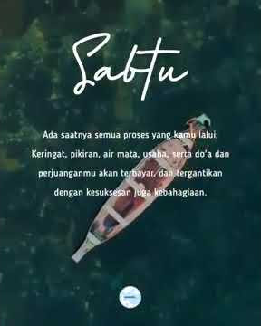 Story Wa - Hari sabtu