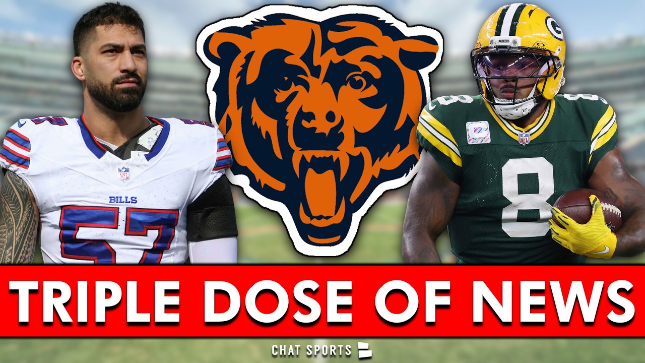 Chicago Bears Get A TRIPLE DOSE of BIG NEWS