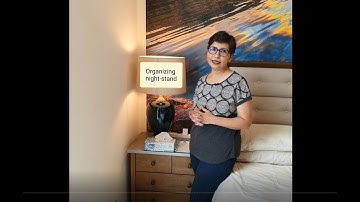 How to organize the nightstand