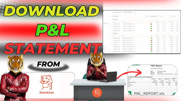 How to Download Profit and Loss Statement for ITR Filing in ShareKhan ! Download PNL from Sharekhan