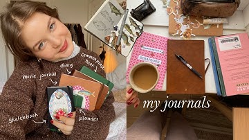my journals for 2025 and what I use them for 💫