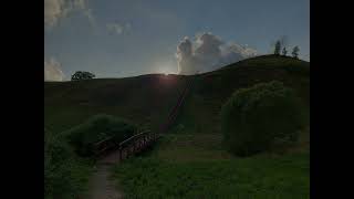 Tiel bele min kreskigis kampo. En Esperanto