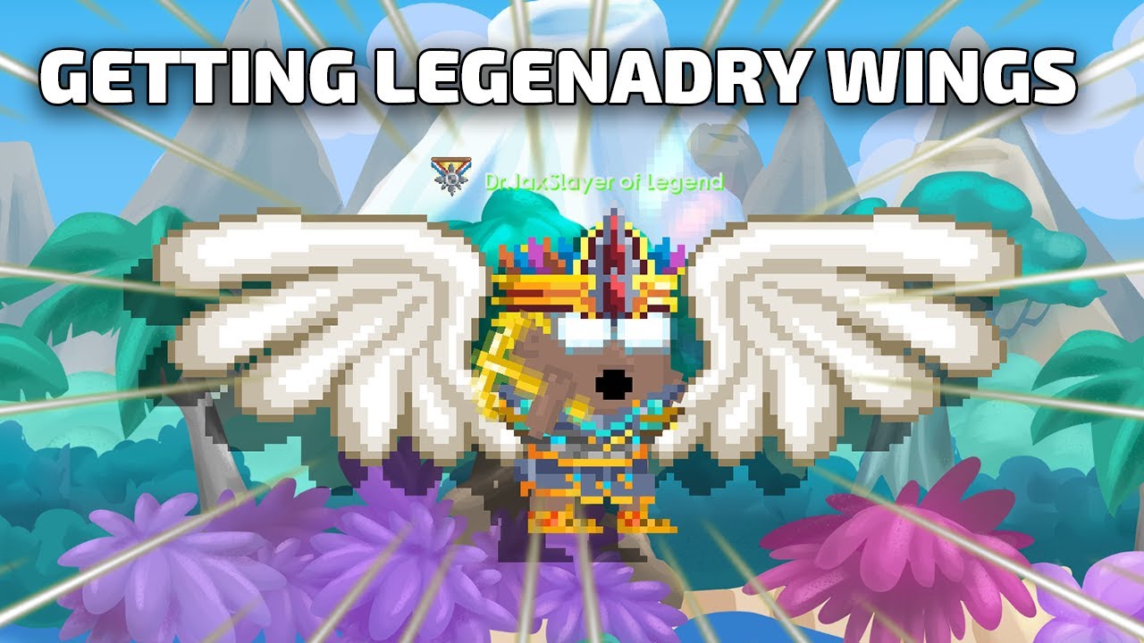 GETTING LEGENDARY WINGS! Growtopia YouTube