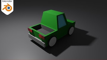 How to make a low poly car in blender