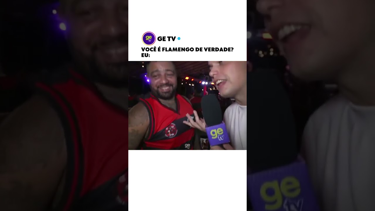 FLAMENGUISTA MAIS FRACO HOJE | #shorts | ge tv