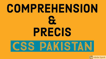 How to Solve Comprehension? CSS , PMS, IAS, UPSC