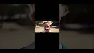 Leaf Blower Face Woman