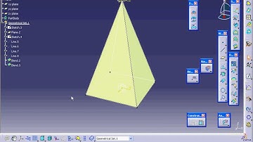 catia v5 pyramid