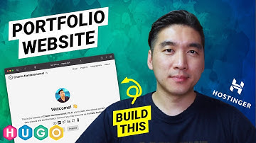How to build a portfolio website for data science | Hugo + Hostinger
