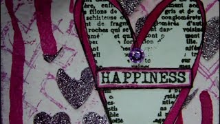 Mixed Media ATC's - Valentine's Trio