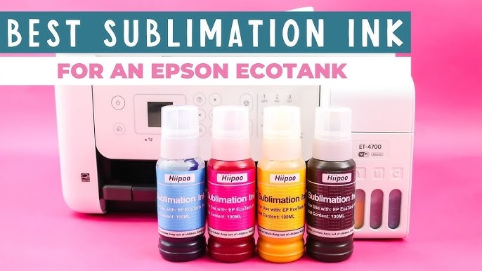 Fake Sublimation Ink - setting up a new Epson Ecotank #hiipoo