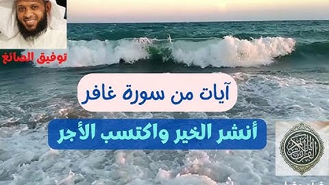 ما تيسر من سورة غافر - توفيق الصائغ