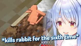 Pekora wants a Minecraft pet but ends up killing several hundred animals instead (Hololive)