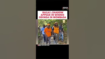 RAILA’s SHADOW APPEAR IN WINNIE ODINGA IN MOMBASA #kenyanews #railaodinga #citizentvlive #fyp