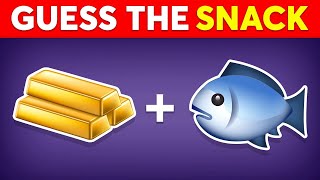 🍫 Guess the Snack by Emoji Challenge! 20 Fun Snack and Junk Food Riddles 🤔  #wouldyourather #snacks