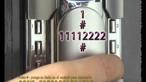 Keylock 6600_08-Enrollment & Verification by Fingerprint