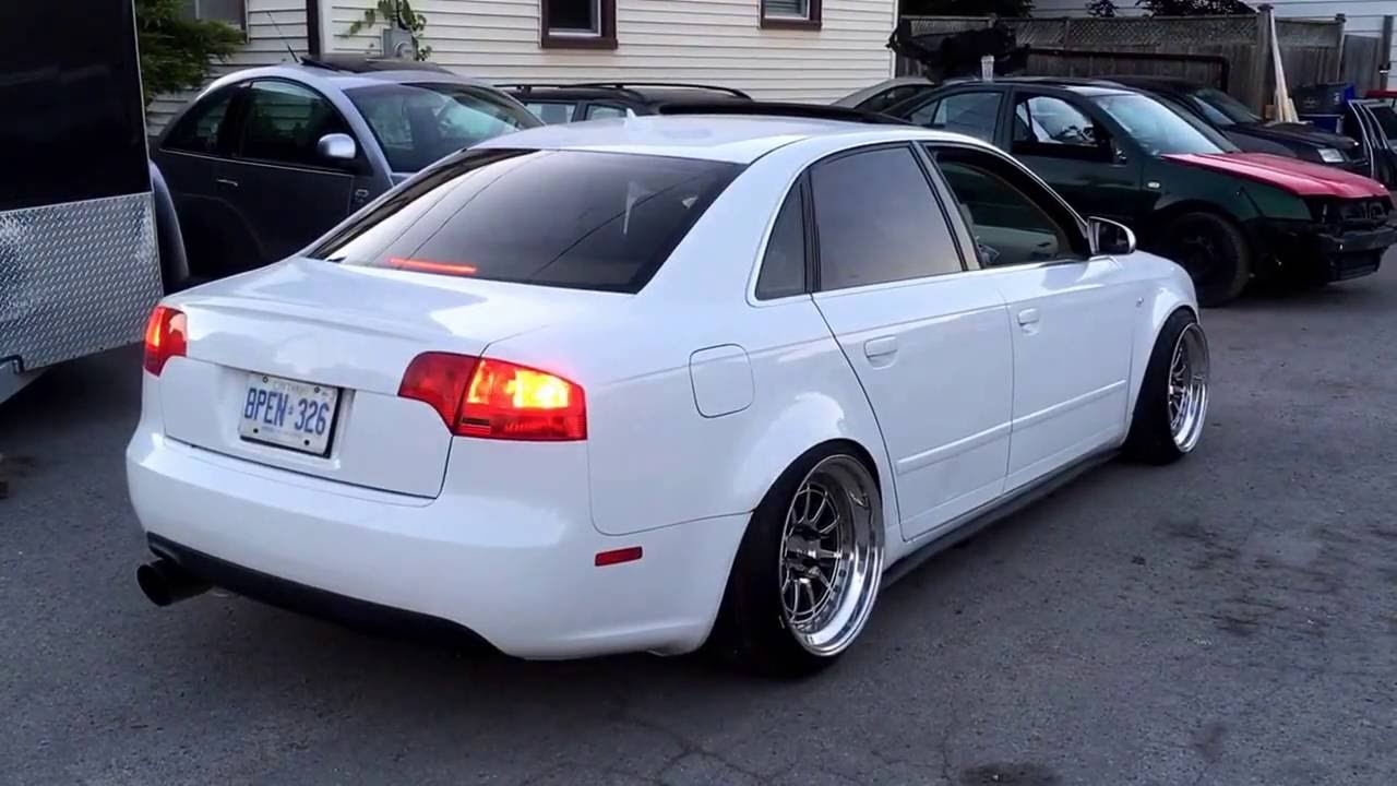 2007 Audi A4 Drive By & Rev (Custom Exhaust) - YouTube