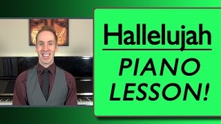 Hallelujah Piano: Fast And Simple Piano Lesson chords