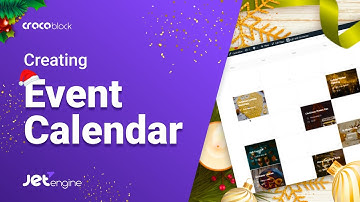 How to create Elementor event calendar | JetEngine plugin