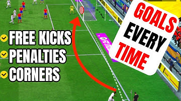 SCORE Every CORNER, FREE KICK & PENALTY in FC Mobile 💪 How to score more goals in fc mobile