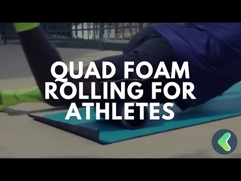 Quad Foam Rolling for Athletes (with Trigger Points)