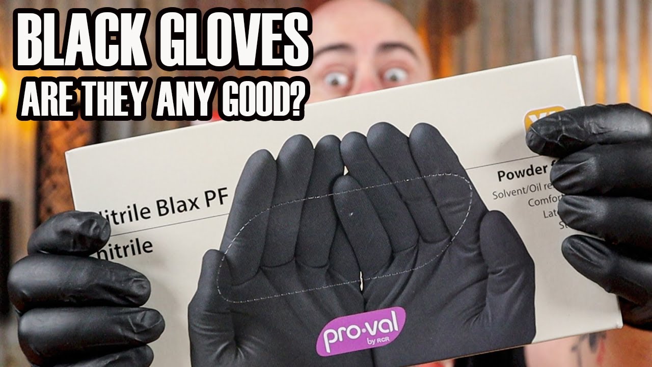 Gloveworks® HD Black Nitrile Gloves