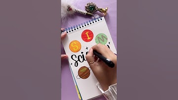 DIY Front Page Science 🔬 #Shorts #NhuanDaoCalligraphy #frontpage