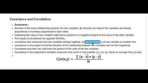 Data Science || Machine Learning || Correlation v/s Covariance