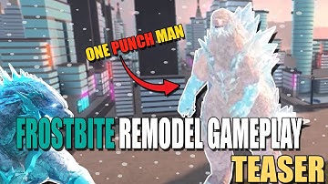 the NEW FROSTBITE GODZILLA GAMEPLAY teaser | a new OVERPOWERED ATTACK? | Kaiju Universe