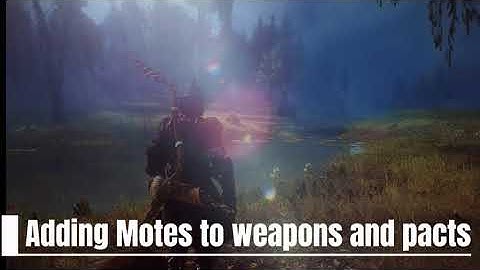 Soulframe Assigning motes to weapons and pacts.