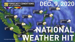 Colder temperatures for the prairies, storm for Ontario | National Weather | Dec. 9, 2020