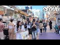 Hongdae Street Walking tour. Seoul City Korea 4k City Tour