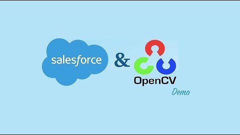 Live face recognition using OpenCV and Salesforce
