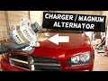 DODGE CHARGER ALTERNATOR REPLACEMENT REMOVAL | DODGE MAGNUM