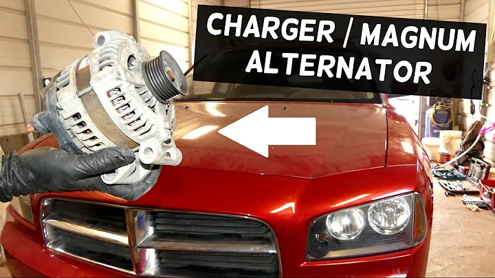DODGE CHARGER ALTERNATOR REPLACEMENT REMOVAL | DODGE MAGNUM