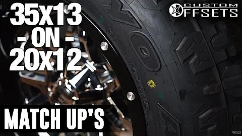 Custom Offsets Match Up: 35x13 on 20x12s