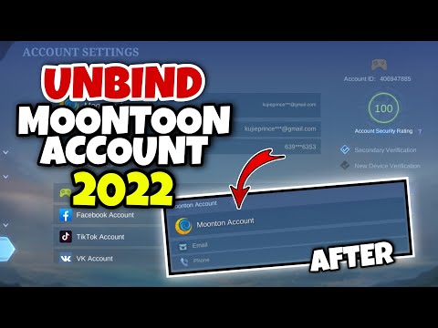 HOW TO DISCONNECT MOONTOON ACCOUNT 2022 | How To UNBIND Moontoon Account in Mobile Legends 2022