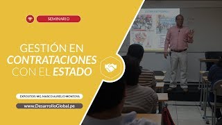 Gestión de las Contrataciones del Estado