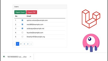 02 - Fitur Export Excel & PDF Laravel Livewire - Excel