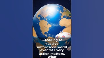 The Butterfly Effect: How Tiny Actions Shape World Events! 🌍 #DidYouKnow #Future #Decisions