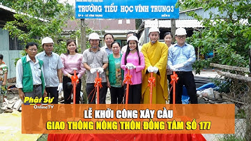 Hậu Giang: Lễ khởi công xây cầu giao thông nông thôn Đồng Tâm số 177