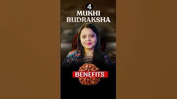 4 mukhi rudraksha Benefits #astrologytips #rudraksha #benefits #shortsfeed #yt_shorts #shorts