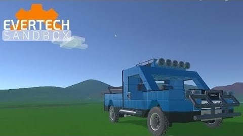 Evertech sandbox: pickup truck
