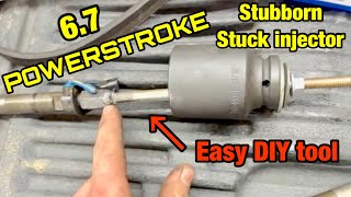 6.7 powerstroke DIY injector puller by Automedic Garage 460 views 3 months ago 3 minutes, 16 seconds