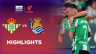 Real Betis 3-1 Real Sociedad | LaLiga 25/26 Match Highlights