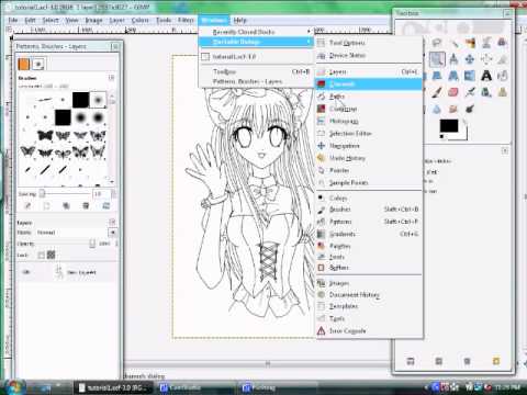 Anime Drawing On Computer