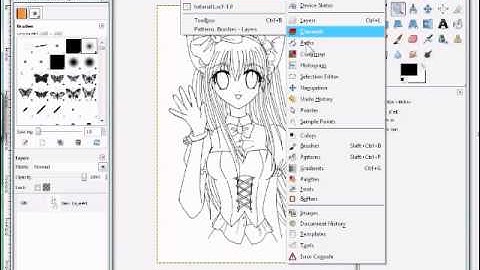 Coloring Anime Drawings on Gimp - Part 1 - Setup